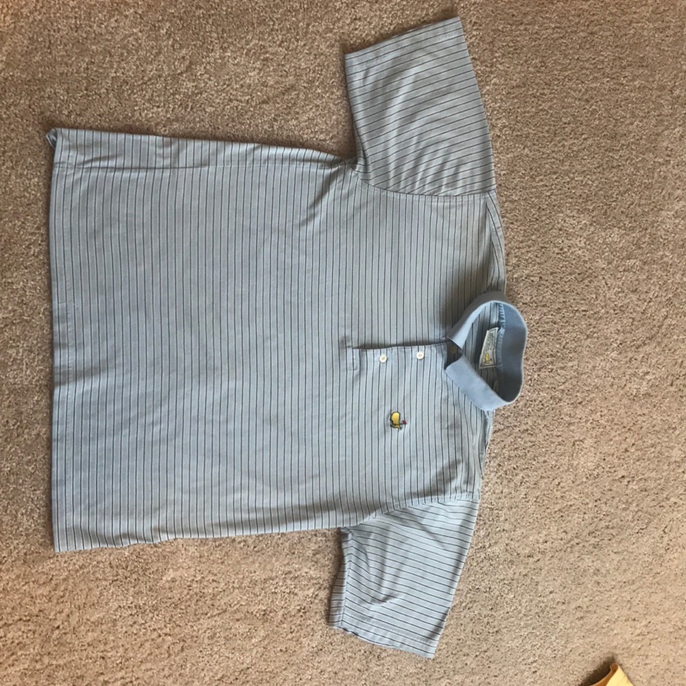 Official Masters men’s polo size medium w/ stripe